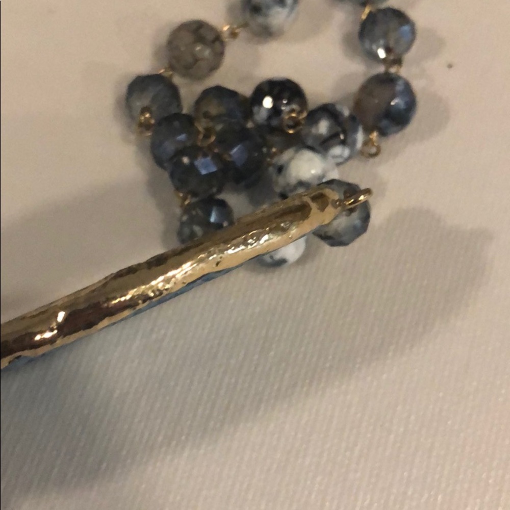 Geode drop necklace - Picture 3 of 4